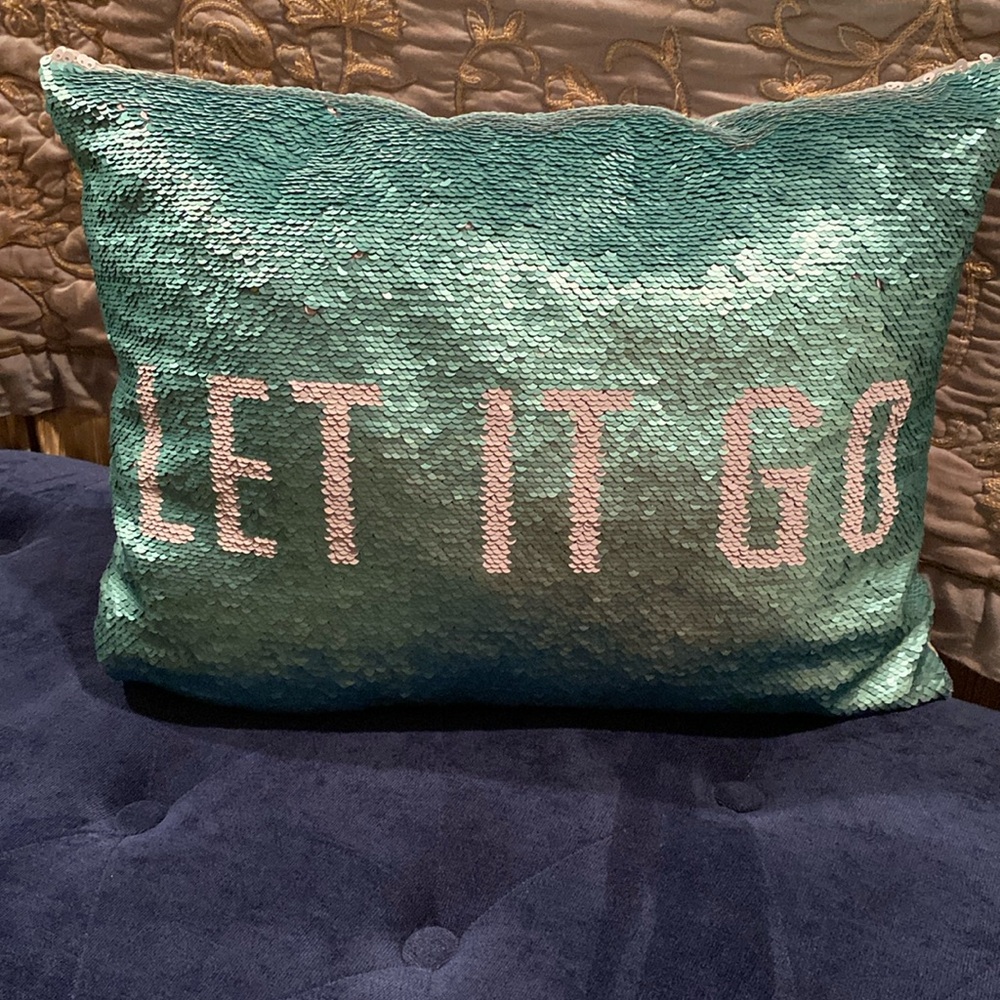Pottery Barn Kids Disney Frozen sequence decorative accent pillow.  Like new!!